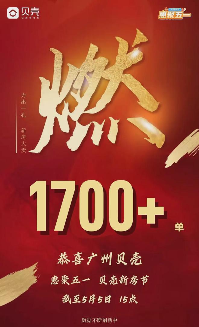 卖爆了！贝壳五天突破1700单(图1)