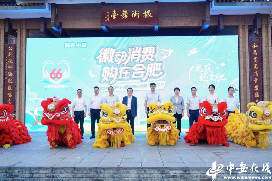 “徽动消费 购在合肥”2025年夜间经济消费季暨66购物月掀起热潮(图2)