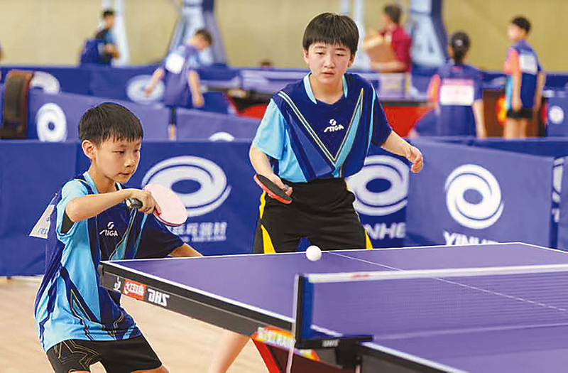 河南省青少年乒乓球冠军赛在驻马店市落幕
