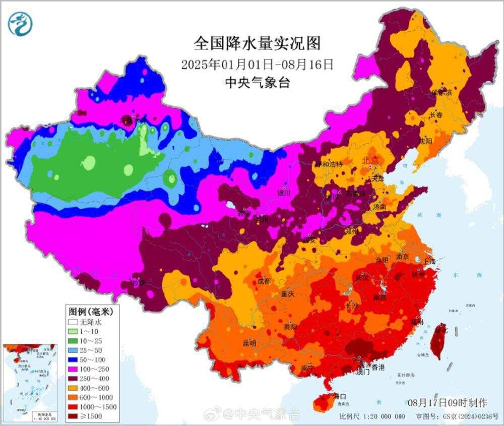 雨水不断！今年来全国“雨量前十”粤港占9个(图2)