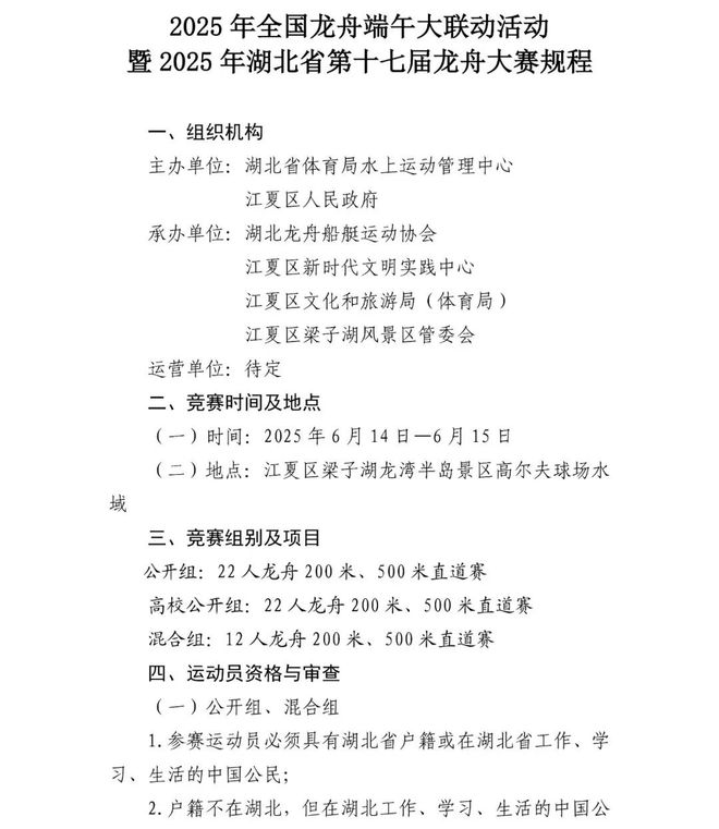 定了！湖北省龙舟大赛将在武汉举办！(图3)