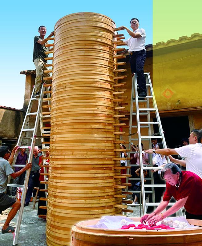 莆田“天下第一蒸笼”制作完成宽13米、高5米一次能蒸3000个包子