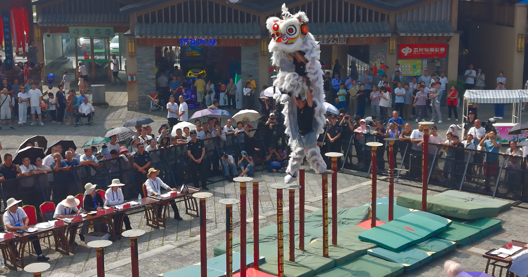 百狮入肥！肥东撮街举办长三角舞狮大赛贺“双节”(图3)