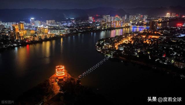 百桨摇光映融江！融安用一场夜景革命把小城做成了网红打卡顶流(图2)