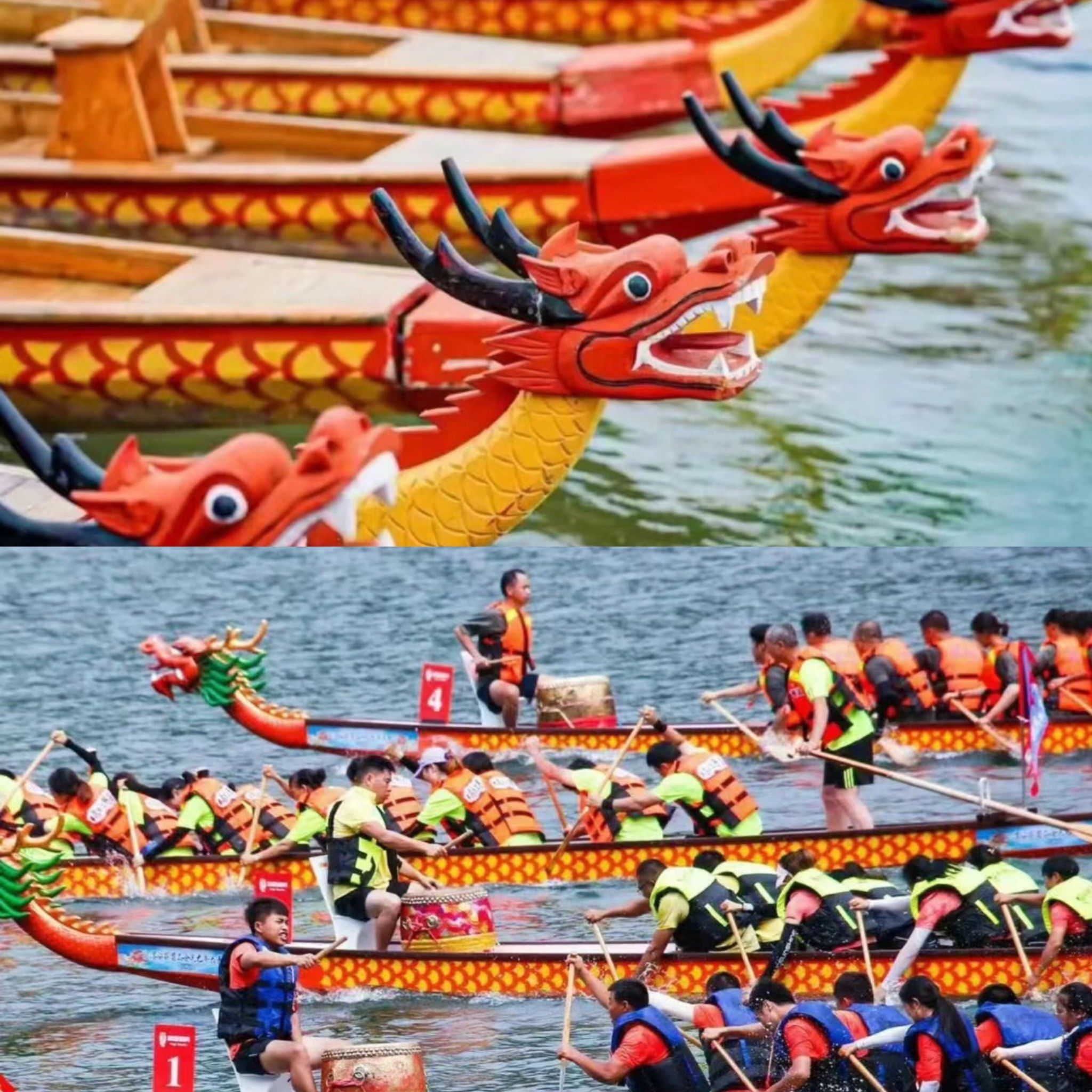2016广州国际龙舟邀请赛在珠江举行