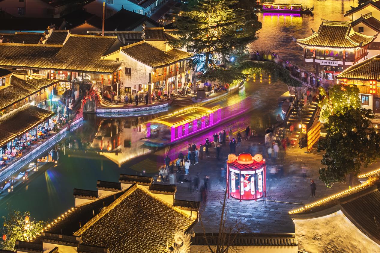 龙腾水城鉴湖秀帆映纺都柯桥新中国辉煌足迹大运河龙舟系列活动（浙江绍兴柯桥站）活力开桨(图5)