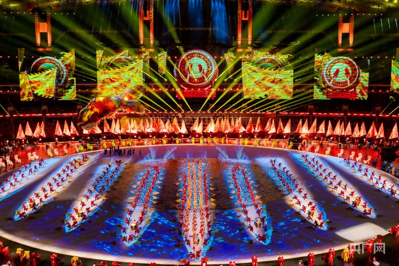 多图直击十五运会开幕式彩排现场：岭南文化与前沿科技深度融合(图2)