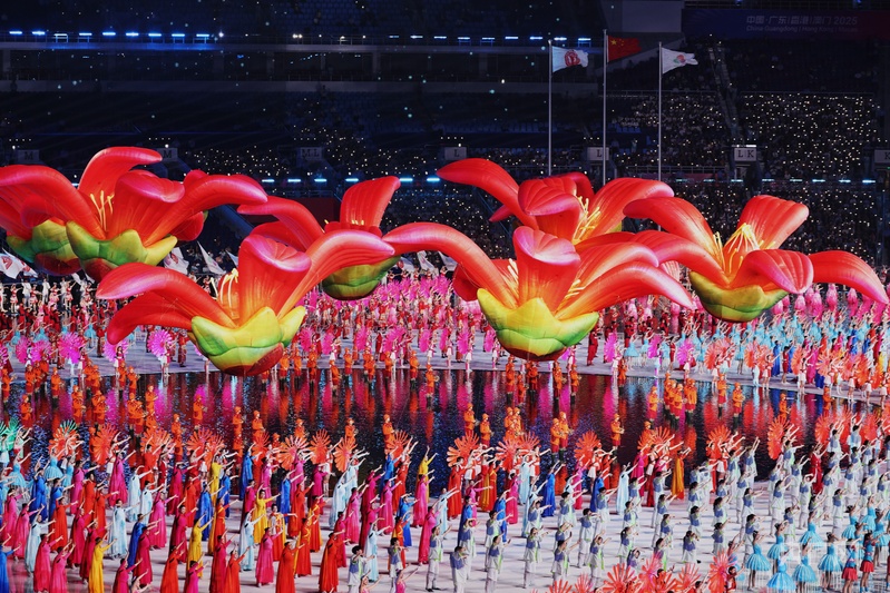 多图直击十五运会开幕式彩排现场：岭南文化与前沿科技深度融合