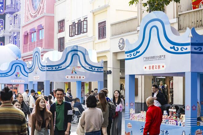 广东文旅文化创意产品亮相广州北京路文明集市(图3)