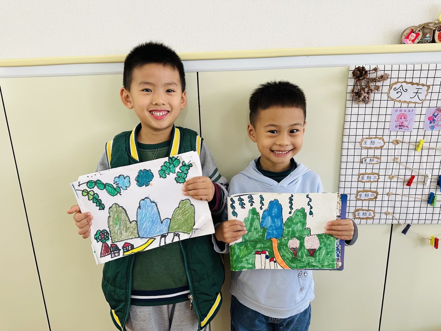 济南市历城区华山中心幼儿园中心园开展清明节主题活动