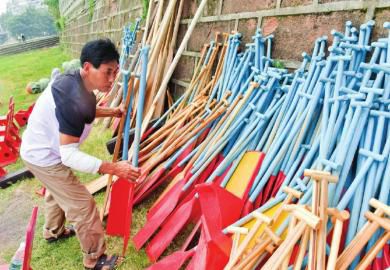 【征集展示】阜新网友：电光陀螺赛炫出冰雪文旅新色彩