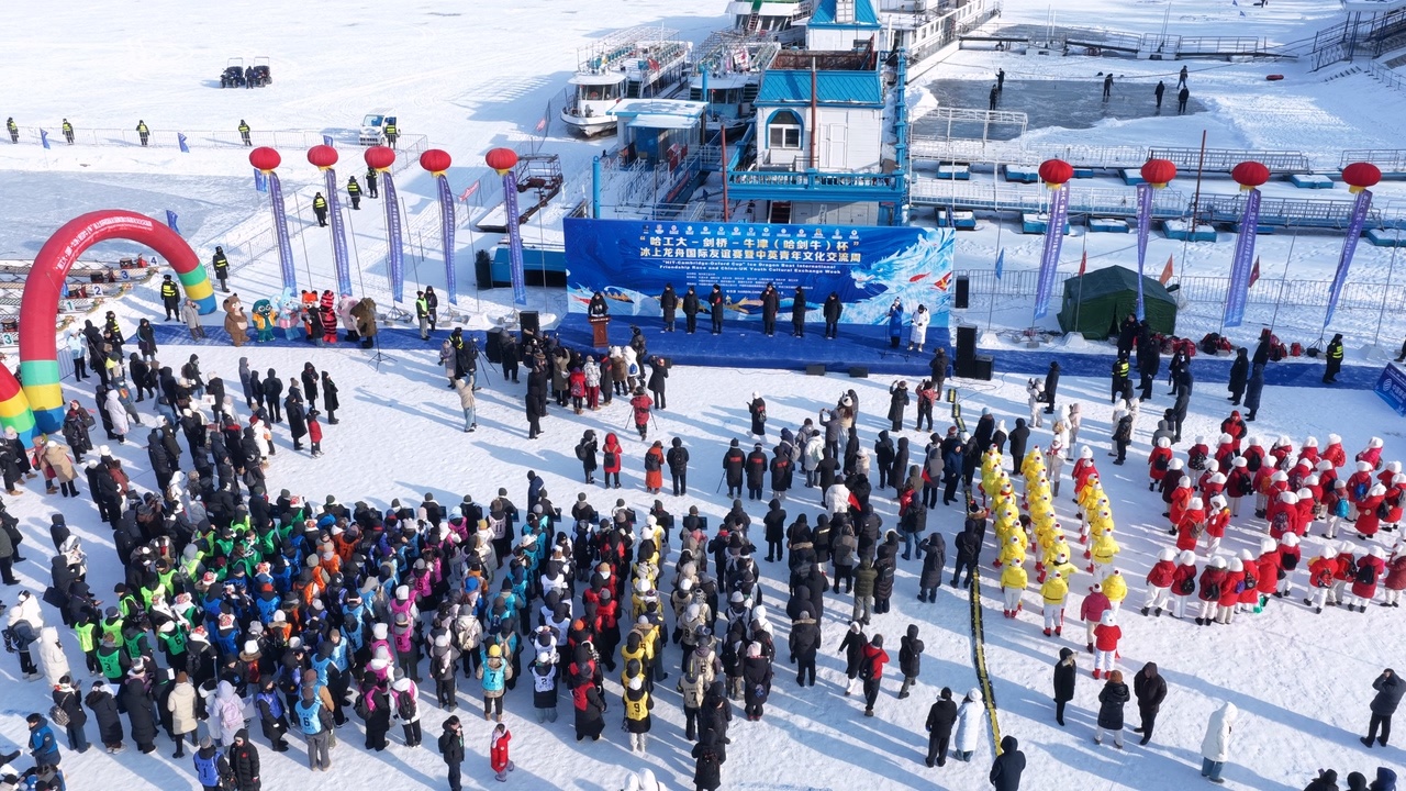 国内外14所顶尖高校齐聚冰城赛龙舟