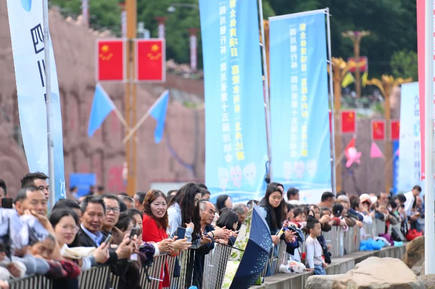 四川武胜：嘉陵竞渡迎省运 龙舟逐浪聚民心(图7)