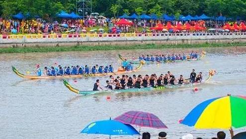 福建省长赵龙现场观摩龙舟比赛